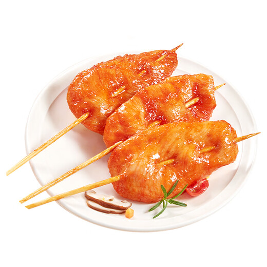 Eaters say 3Jin Jin is equal to 0.5kg of fresh and tender tenderloin skewers Orleans boneless chicken fillet tenderloin slices barbecue fried skewers semi-finished breakfast and late night snack