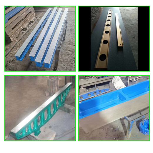 Shantou Lincun cast iron flat ruler inspection and measurement I-shaped parallel ruler machine tool maintenance scraping tool flat ruler 55 entry-500mm (factory level 1)