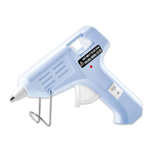 Hot-looking multifunctional hot melt glue gun and glue sticks, safe and anti-scalding, handmade DIY for children, household environmental protection, peach powder (one glue gun) + 20 glue sticks