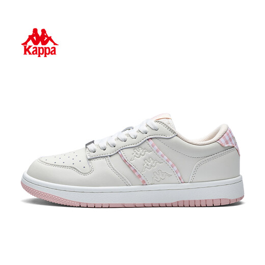 Kappa Dick-Soled-Schuhe für Frauenschuhe für 2025 Herbst neue Schüler Modetrend Casual Schuhe Vielseitige Sportschuhe für Frauen Winter Weiß/Milch Teepulver 38