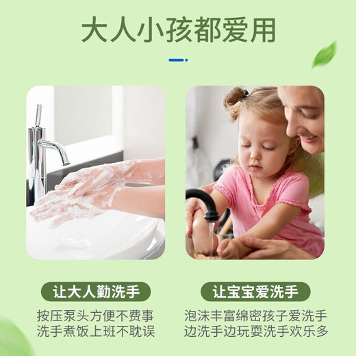 Vegetable Garden Tea Scented Bubble Hand Sanitizer Foam Hand Sanitizer Moisturizing, Moisturizing, Cleaning and Hand-Protective Hand Sanitizer Universal for Children and Adults Natural Tea Scented Bubble Hand Sanitizer 300ml*3