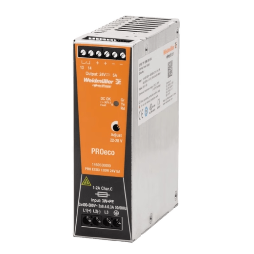 Weidmüller switching power supply PRO ECO MAX 72/120/240/480/960W 24V card rail type PROMAX960W24V40A