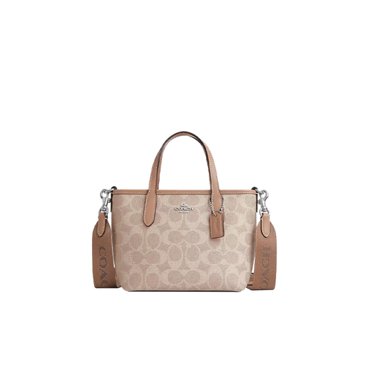 COACH Women's Bag City15 Mini Dumpling Shoulder Bag Milk Brown CW032SVPWH Birthday Gift