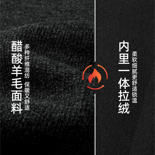 ESE-Y Yiyang acetic acid wool one-piece velvet white wide-leg pants 2025 winter new high-waist drape casual lazy straight pants cream white-small 29