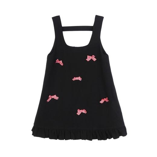 
LUSON Chen Dazhu Xiao Obao Okids Baby bow dress Women's daughter-in-law spring and autumn baby princess skirt Vest skirt Spot 100 model size