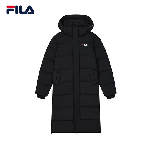 FILA official women's down jacket winter warm and fashionable mid-length warm sports down jacket