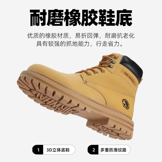 Mark Wafi Martin Boots Chaussures masculines pour hommes Hiver 2024 Nouvelles grosses bottes jaunes plus chaussures de coton en toison travaillant Bottes de neige Turma 40
