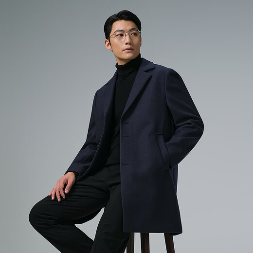 Lilang woolen coat men's mid-length winter woolen coat business men's woolen coat