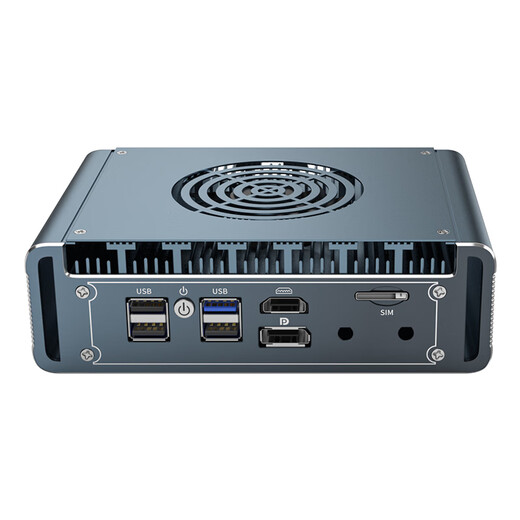 Timestron N5105 quad-core ventilateur de refroidissement version ros routage souple hôte Linux ordinateur industriel win11 quatre ports réseau avec port série double écran 4K intégré emplacement 4G n100 8G mémoire + 128G SSD G31 modèle de ventilateur gris-6305 M.2-i226 carte réseau