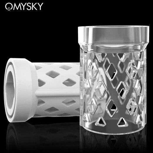 OMYSKY circumcision retraction over-long artifact for men delayed locking sperm rings and sheep eye circles adult sex products transparent (wear during daily rest)