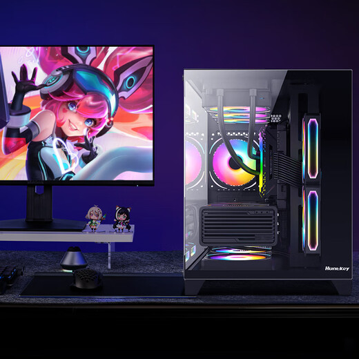Yingzhong 24-issue interest-free AMD Ryzen 9700X/9800X3D/5060Ti/5070Ti/5080/5090D host assembly computer desktop complete machine thousand frames e-sports configuration four 9700X+5070Ti