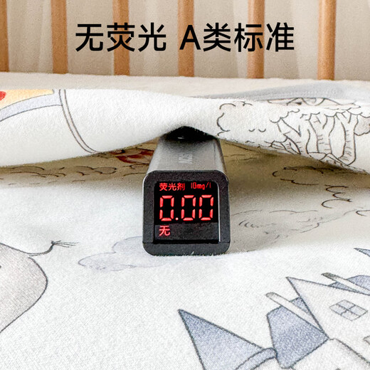 Baby changing pad waterproof and washable pure cotton surface newborn baby large size sheet breathable aunt care pad Bamboo Bear - skin-friendly combed cotton (recommended to prepare 2-3 for easy replacement and washing) 60x120cm