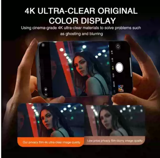 Xushansi applies Apple Anti-SpyPrivacyProtectiveFilmforiPhone12131415 high aluminum dustproof net-Boxing King HD HD2pcs iPhone13