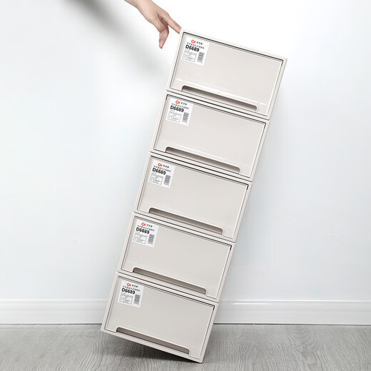 Kezitu thickened shoe box storage box solid color drawer-type dust-proof shoe plastic shoe box shoe cabinet simple shoe rack without assembly 1 pack 24.5x30.6x13.1cm