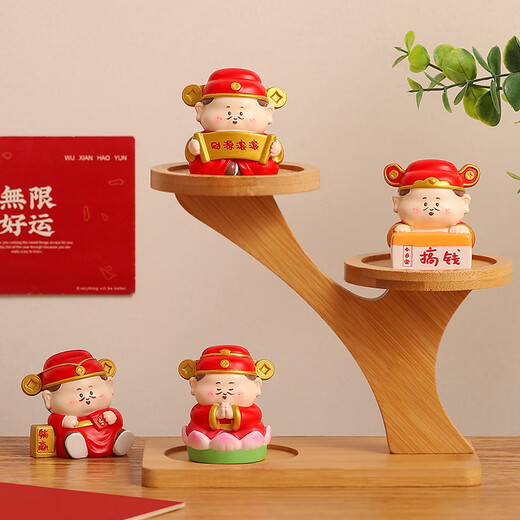 杞乐生日礼物女财神桌面小摆件治愈系解压汽车装饰伴手礼送男朋友闺蜜 小财神（财源滚滚）