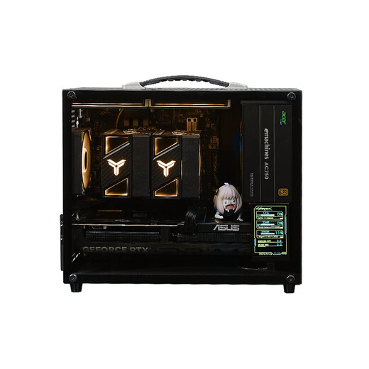 ASUS R5 9600X/RTX5060/RX9060XT/7500F/RX7650GRE high-end mini ITX desktop assembly computer host e-sports game live broadcast DIY complete machine configuration three丨7500F丨RX7650GRE