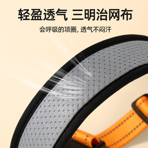 Dog collar neck set dog leash collar size medium dog walking rope leash pet dog collar blue collar XS neck circumference 28-30cm recommended 3-15Jin Jin equals 0.5 kg