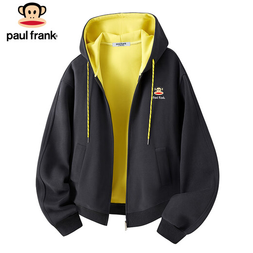 Paul Frank sweatshirt men's spring and autumn American heavy cardigan jacket men's trendy loose top men's clothing