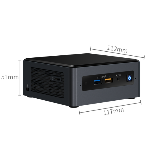 Intel (Intel) Bean Canyon NUC8i3BEH micro mini computer host/office home i3 processor PC computer (neutral and color packaging shipped randomly) NUC8i3BEHS (i3-8140U thick section) 8G memory + 250G solid state