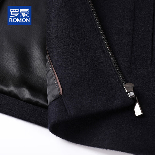 ROMON Cashmere Executive Jacket Men's Woolen Coat Men's Young and Middle-aged Autumn and Winter Business Casual Warm Jacket Men