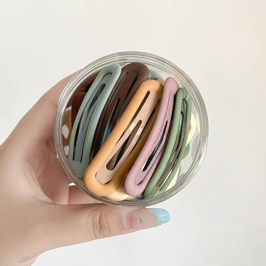 Morandi color BB clip, practical and versatile bangs clip, hair clip for girls, broken hair on the forehead, hair clip, hair clip, round head color BB clip, 10 pieces