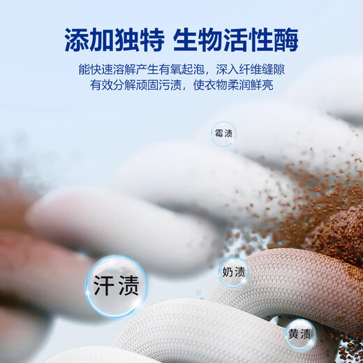 BATUREL cold water explosive salt clothes decontamination, yellow school uniforms, color bleaching, stain removal, whitening, baby-friendly bleach artifact