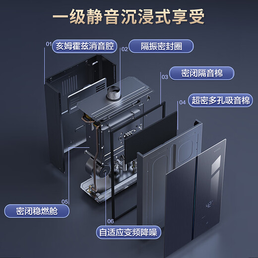 VATTI 16-liter gas water heater natural gas 15% national subsidy with lower fan level one energy-saving silent small flying saucer small star G5 water servo sleeping and washing i12572-16