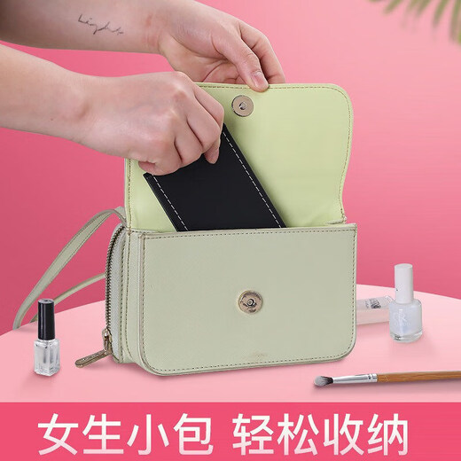 Desktop folding makeup mirror large with light led portable folding desktop high-definition desktop bedroom mirror student dormitory Internet celebrity dressing mirror 16*11 black right-angle leather mirror