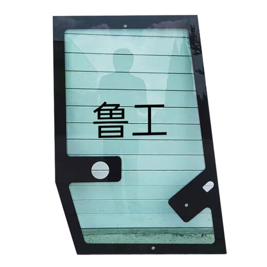 Litian loader integrated door tempered glass Hezhong Lugong Lingong Mingyu forklift cab integrated door glass 12154
