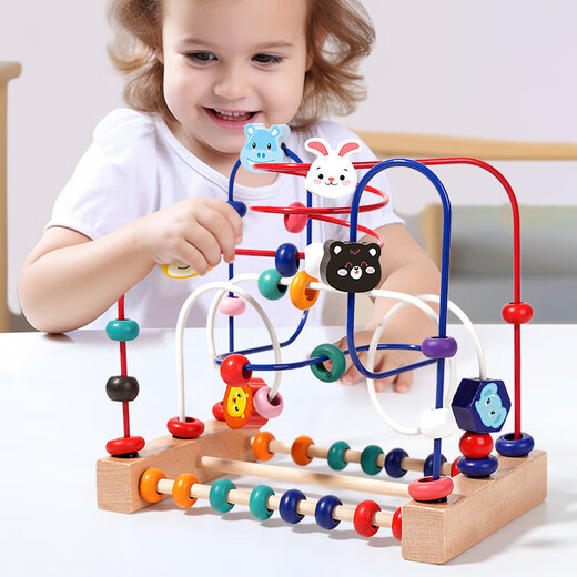 Toyadores para bebés para niños y educación para bebés para niños de niños de niños de niños para niños y niñas Ayuda de entrenamiento de niños y niñas para 6 meses y mayores de tres líneas de animales