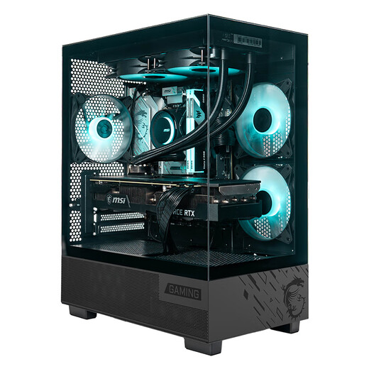MSI AMD R7 7800X3D/9700X/5060Ti/5070/9070XT Desktop Assembly Computer Complete Game E-Sports Delta Mobile Computer Host DIY Assembly Machine Configuration Thirteen 9700X+RTX5070