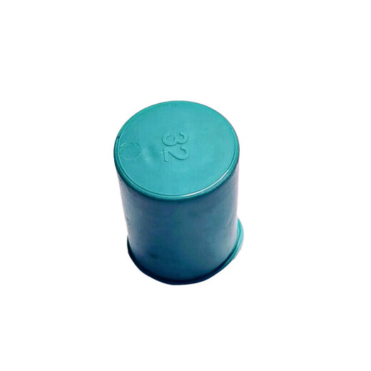 Qili Caidi Xin extended steel bar protective cap black green steel wire head protective cap straight thread protective sleeve plastic sleeve 40 extended cap 1000 pieces (green 6.5 cm)