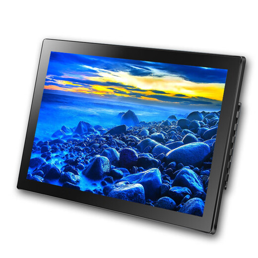 OWNEW Multifunktionale HD-Werbemaschine, elektronischer Fotorahmen, Bild, elektronisches Fotoalbum, Musik-Video-Player, digitaler Fotorahmen, Bildständer, Ständer, 12-Zoll-Einzelmaschine, Schwarz