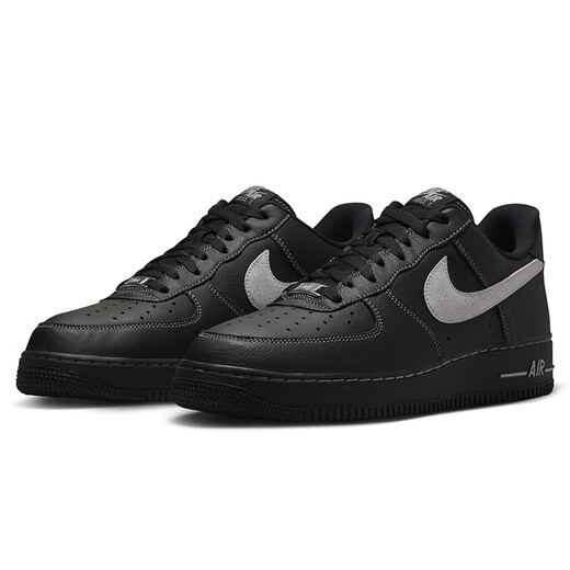 Nike NIKE Men's Air Force 1 AF1 New Year's Gift Sports Shoes HQ2037-006 Black Gray 42