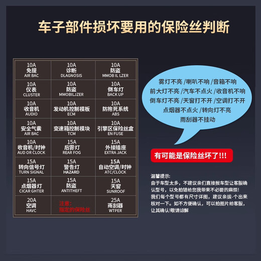 ZAVE boxed car fuse inserts, medium size 35A (10 pieces) purple