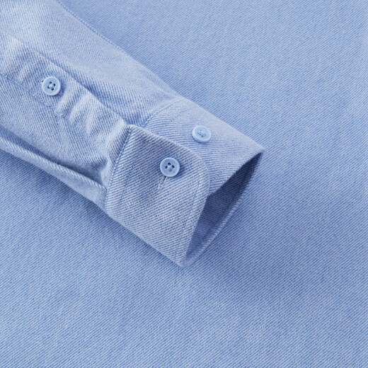 Shanshan cotton + modal brushed thickened long-sleeved shirt autumn and winter warm business casual jacket for young and middle-aged men