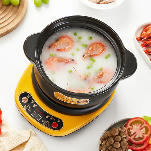 Electric stew pot, steamer, electric cooking pot, stew pot, stew pot, casserole, stew and steaming, all-in-one food supplement pot, stew soup cup, electric stew pot, electric casserole, soup pot, stew, water-proof porridge, multi-functional split K5.0 casserole + 500W smart base K 5L