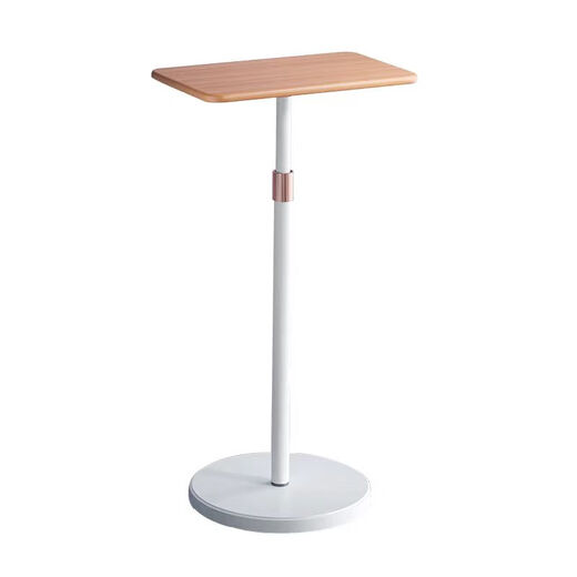 Shitingfang high-end quality computer stand floor-standing standing desktop can lift small workbench laptop stand increased wood color can hold the mouse