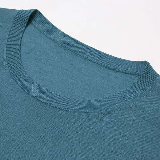 XJSGS international luxury high-end brand imitation pure woolen sweater men's 2025 autumn and winter round neck pullover sweater bottoming shirt high-end blue gray spot Suda 3XL 190