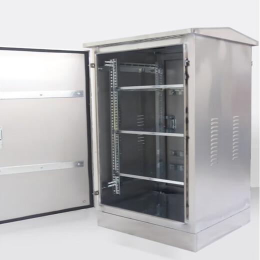 Outdoor 201 network cabinet waterproof stainless steel weak current box switch power amplifier cabinet outdoor waterproof monitoring box thickened 201 stainless steel 600x600x450mm