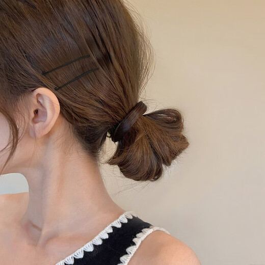 Jian Yingshu one-word hair clip straight clip 200 small black clip invisible hair clip bangs broken hair clip side