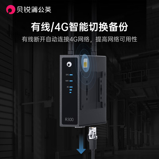 Bei Rui Dandelion 4G enrutador industrial R300 enrutador de puerto serie LTE de grado industrial RS232/RS485 puerto serie 4G red completa red remota enrutador industrial 4G R300 conjunto de puerto serie Bei Rui Dandelion R300