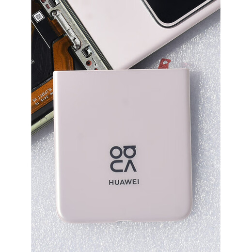 Huawei (HUAWEI) adapts to novaFlip folding mobile phone glass back cover original disassembly of the original rear shell upper and lower shell screen nova Flip original disassembly small screen (pink)