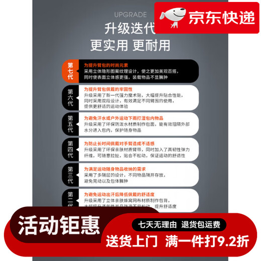 TFO competition-grade sports arm bag for men and women, multi-functional outdoor cross-country running bag, arm bag, mobile phone bag, fitness bag, military green