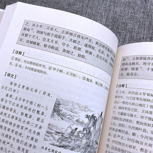 Zizhi Tongjian Vernacular Edition Ensemble complet de traductions originales avec annotations Livres d'histoire générale chinois et classiques historiques [Vendre une version authentique] [692 pages] Illustration Zizhi Tongjian - Version épaissie