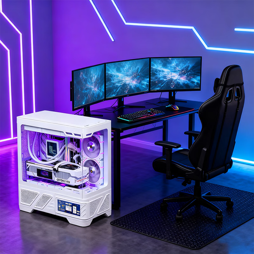 ASUS family bucket 9800x3d host RTX5070Ti 5080/5070 graphics card assembly computer host game host e-sports design desktop host DIY complete machine 9800X3D+5080丨Configuration four