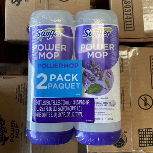 SWIFFER imported from the United States SWIFFER PowerMop pads 5X powerful electric water spray mop set and replacement 5X mop replacement box 10 dry wipes 2 bottles of detergent -- 5X replacement