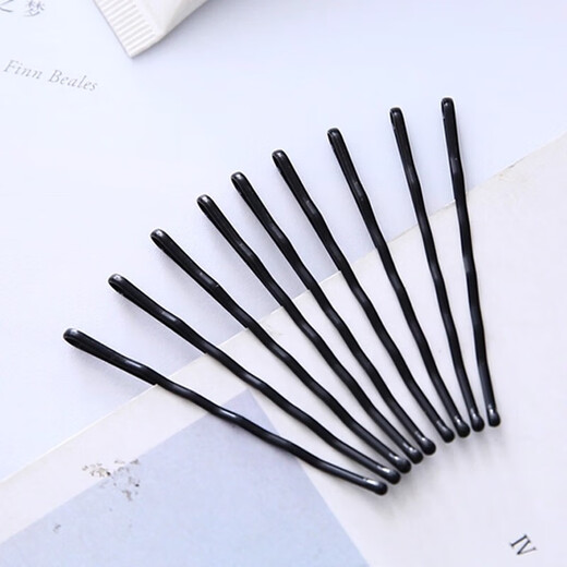 Clip hair clip hair clip simple clip for women black side fixed side clip bangs small hair clip broken hair 4.5cm short wavy style 1 plate about 60 pieces