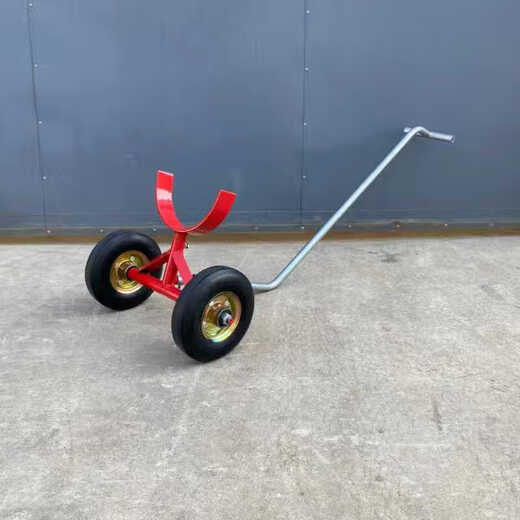 Jiajie Hengxin Fire Pipe Truck Steel Pipe Transportation Artifact Light Tire Trolley Pull Pipe Truck Round Pipe Transportation Trolley Trusted Pipe Truck 1 Unit Maximum 325 Pipes Explosion-proof Solid Tires