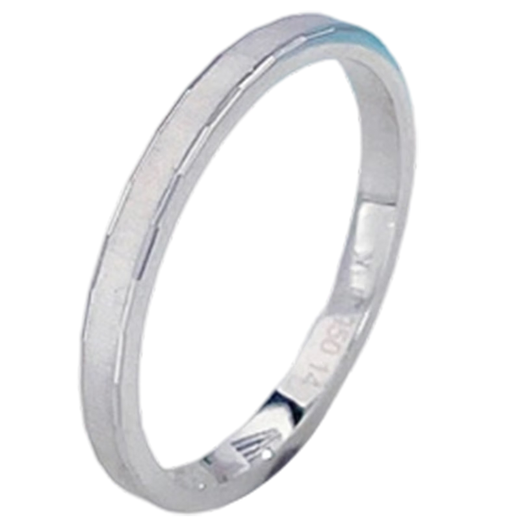 Beijing Gold Trading Center Co., Ltd. Platinum fixed mouth cat eye plain ring, simple and versatile plain ring, about 2.5g, ring number 13